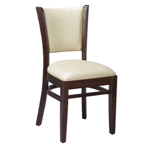 McKenna Wood Dining Chair with Padded Seat and Back