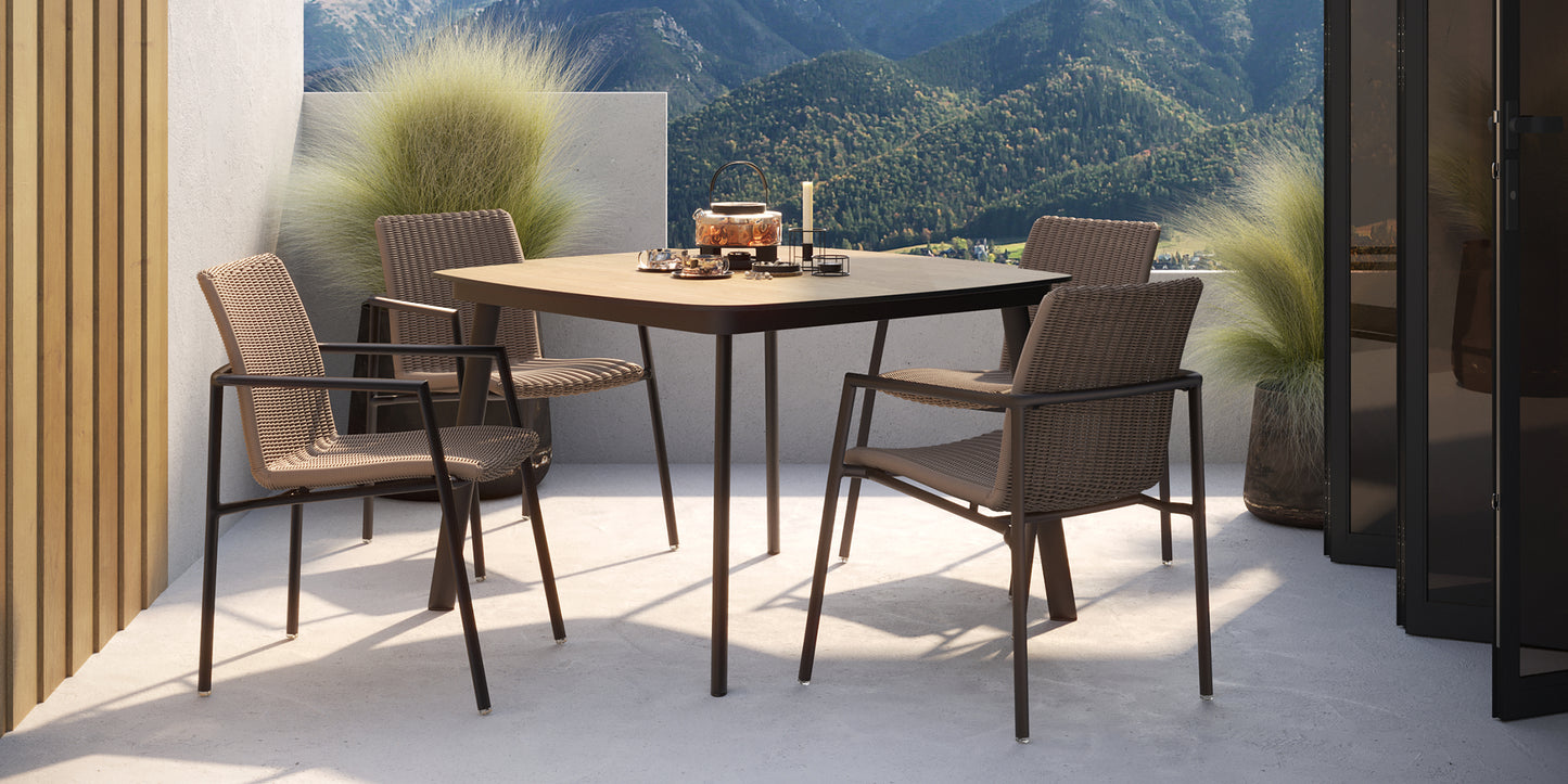 Eiland 45" Square Dining Table - Enigma HPL