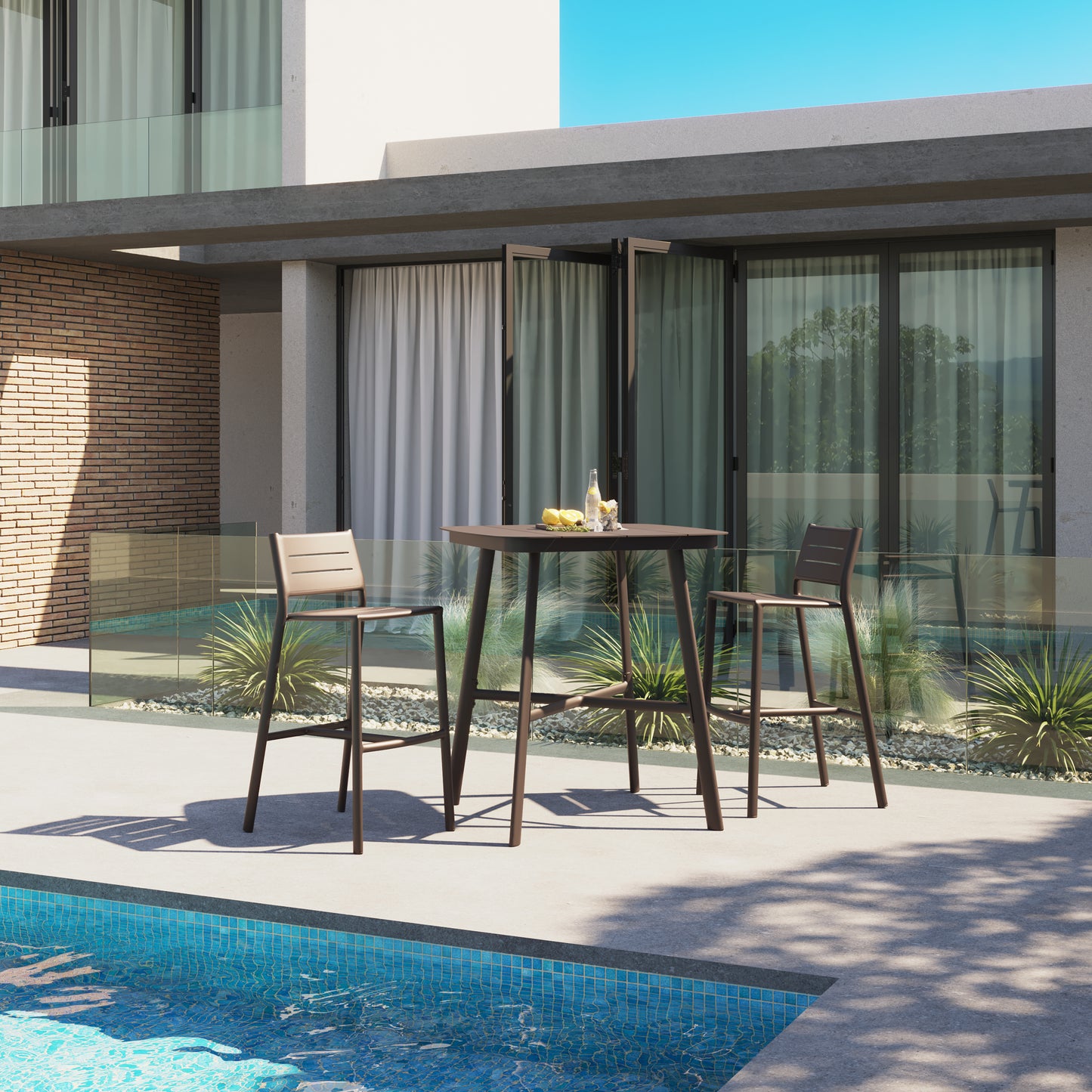 Eiland All Aluminum Bar Stool