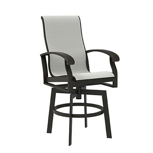 Smith Lake Sling Swivel Bar Stool