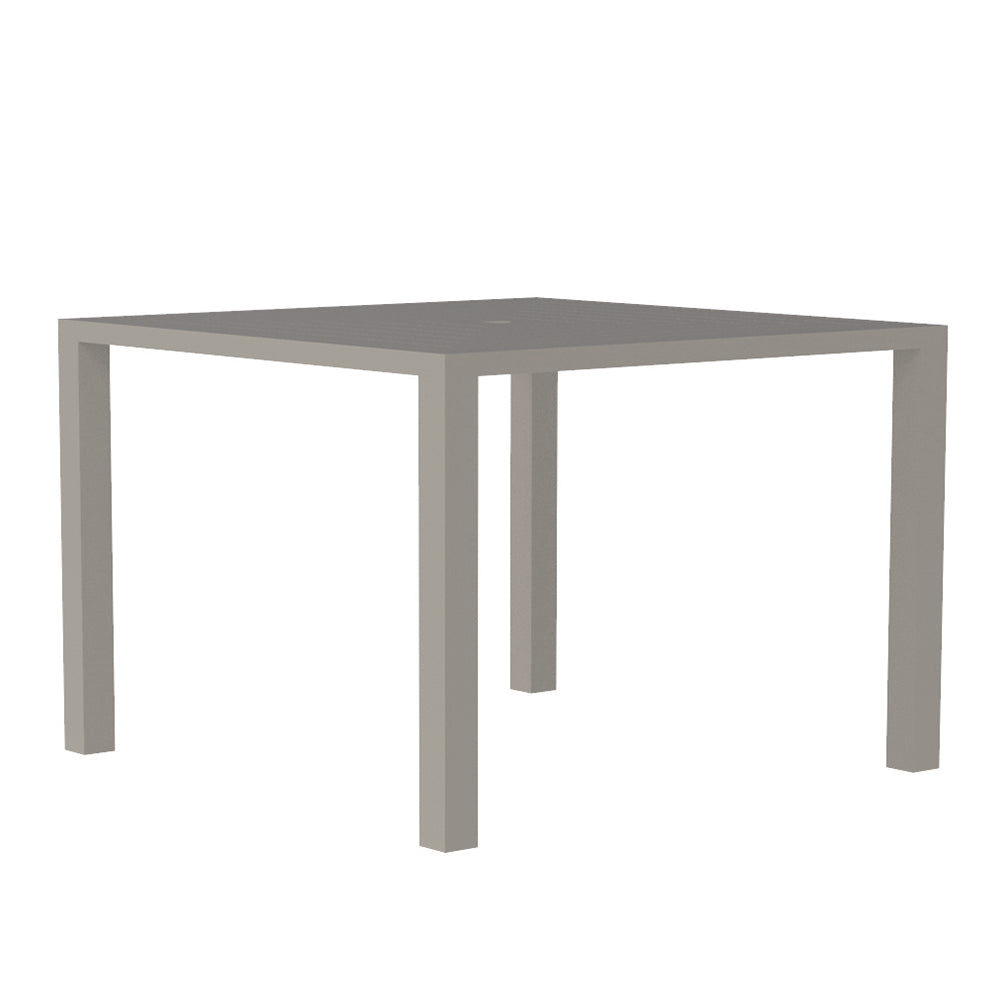 Contempo 42" Square Dining Table W/Optional Umbrella Hole