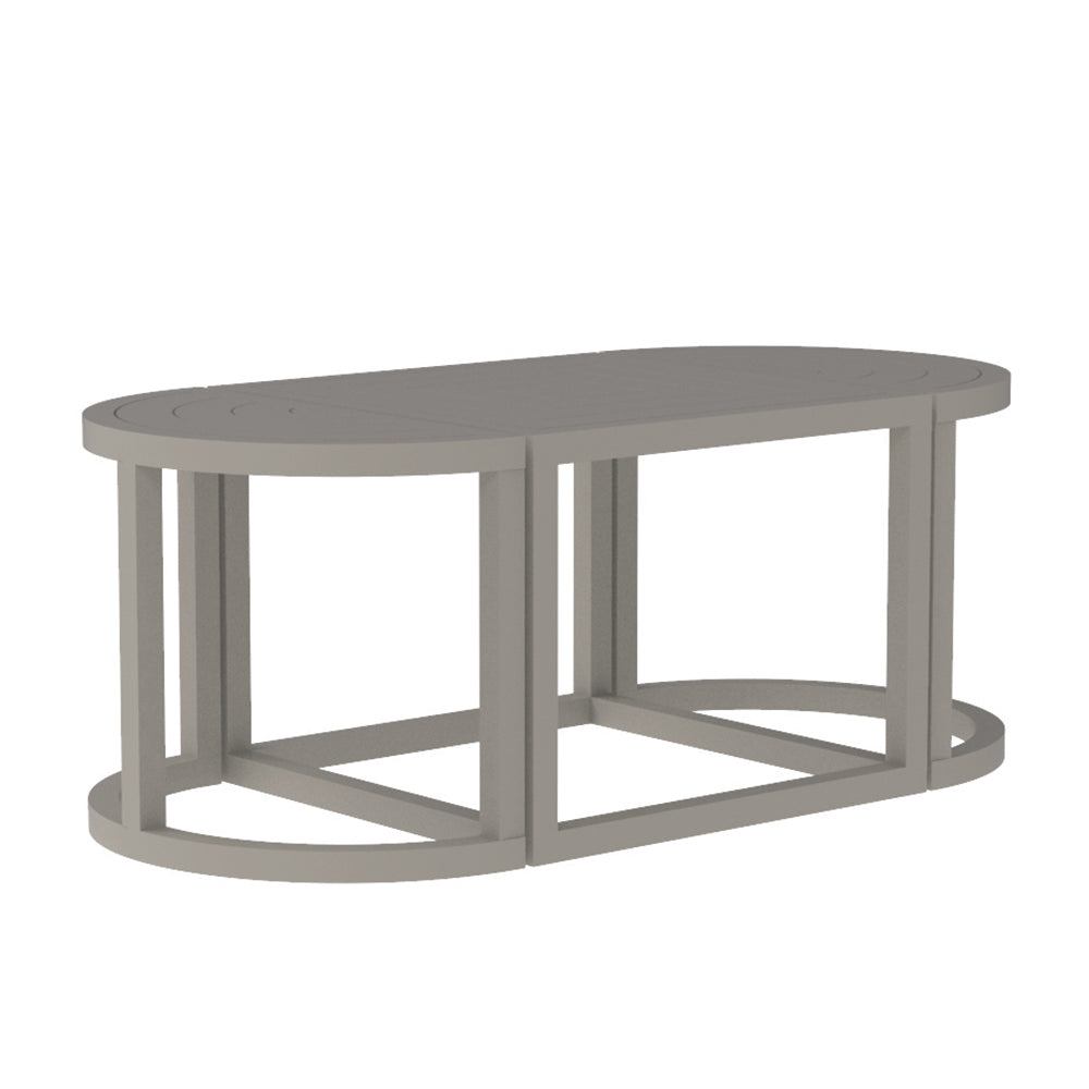 Contempo 49" 3pc Cocktail Table