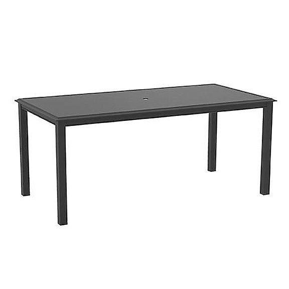 Livingston 84" Rectangle Counter Height Dining w/Optional Umbrella Hole