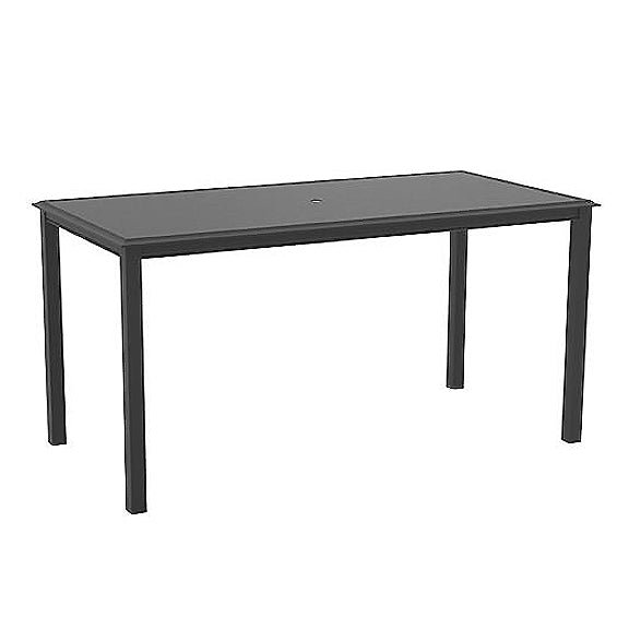 Livingston 84" Rectangle Bar Height Dining Table w/Optional Umbrella Hole