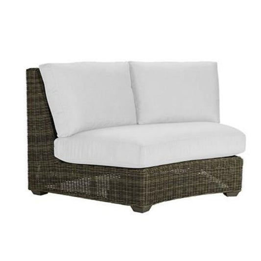 Oasis Modular Curved Armless Loveseat