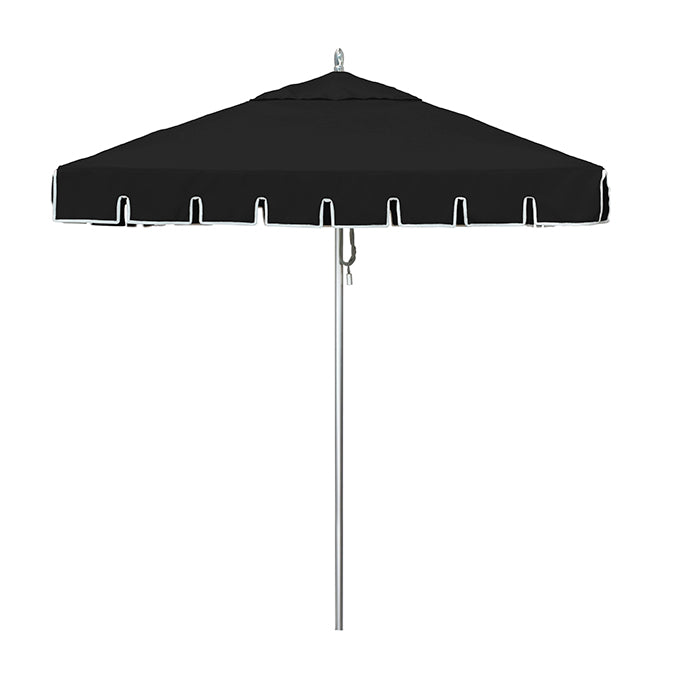 6 square patio umbrella 6' Square Premium Aluminum Commercial Market Umbrella With Sunbrella F – D. W. Gilbert & Company