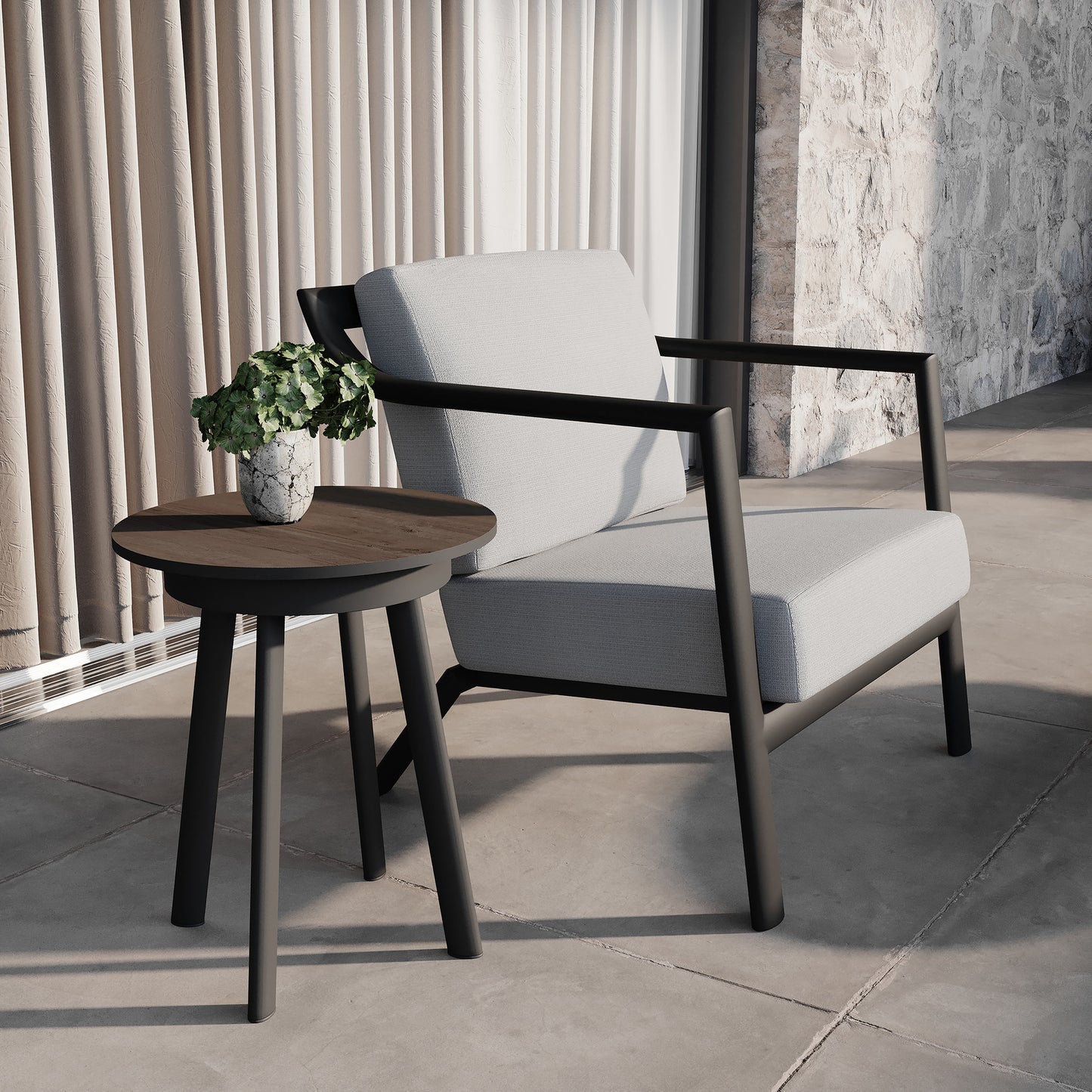 Eiland End Table - Marshland Oak HPL