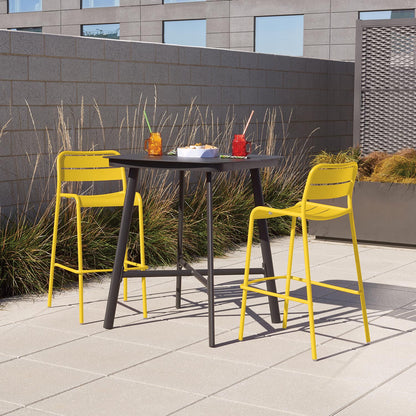 Kapri Bar Chair - Saffron