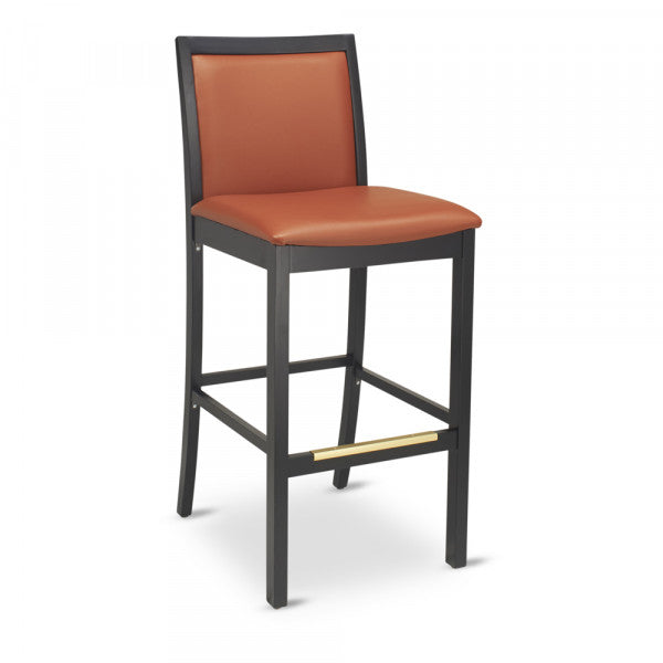 Regina Upholstered Wood Barstool