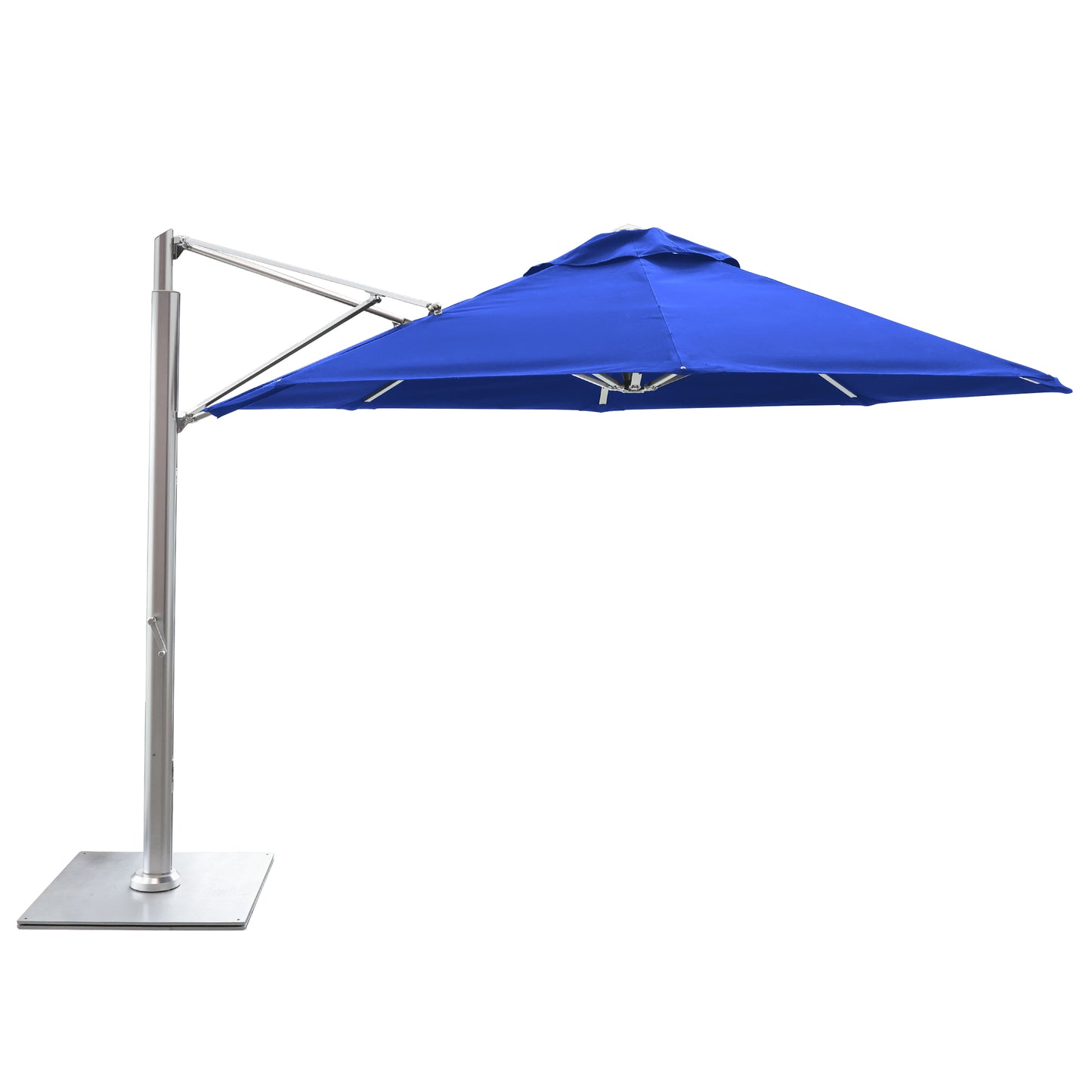 11' Commercial Cantilever Umbrella with Galvanized Steel Base Included